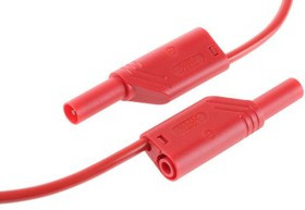 934087101, lead, 32A, 1000V ac/dc, Red, 50cm Lead Length