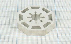 Охладитель (радиатор охлаждения) 46,3x 10, тип O16, аллюминий, серый