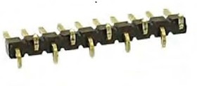 10129380-906002ALF, EconoStik Series Vertical Surface Mount Pin Header, 6 Contact(s), 2.54mm Pitch, 1