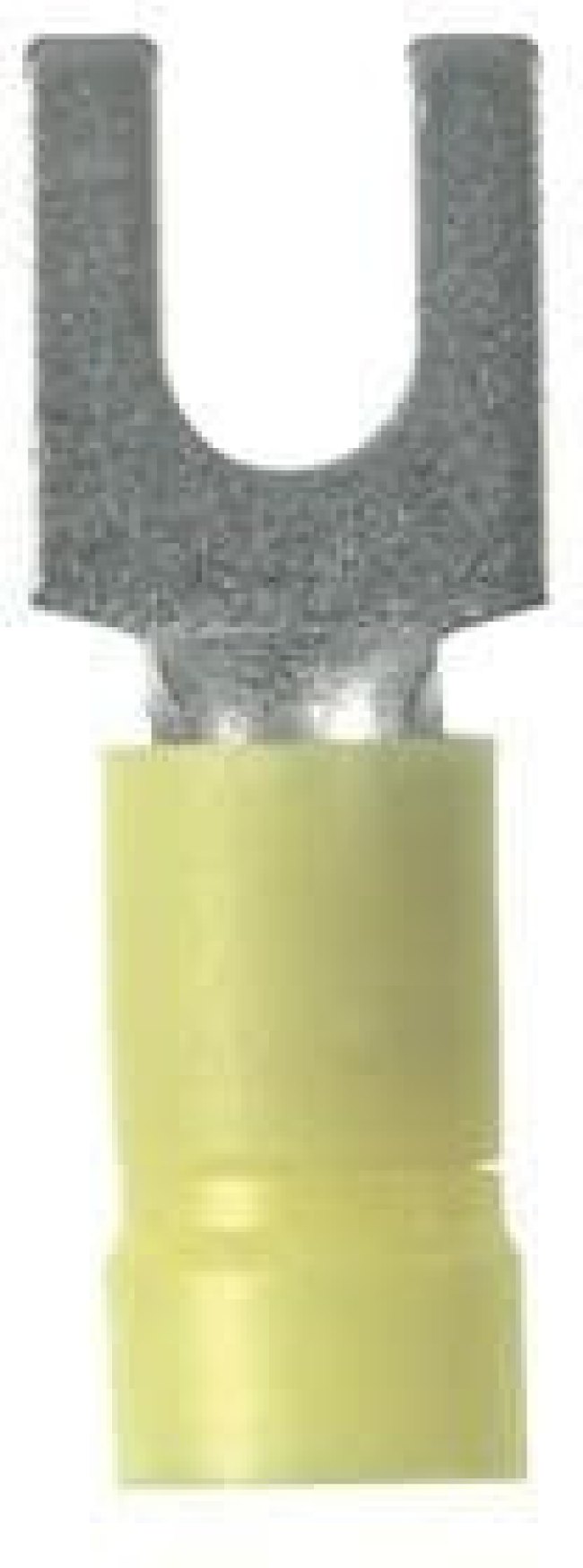 PV10-8FX-L, Terminals FORK 12-10 YLW VYL STUD SIZE #8