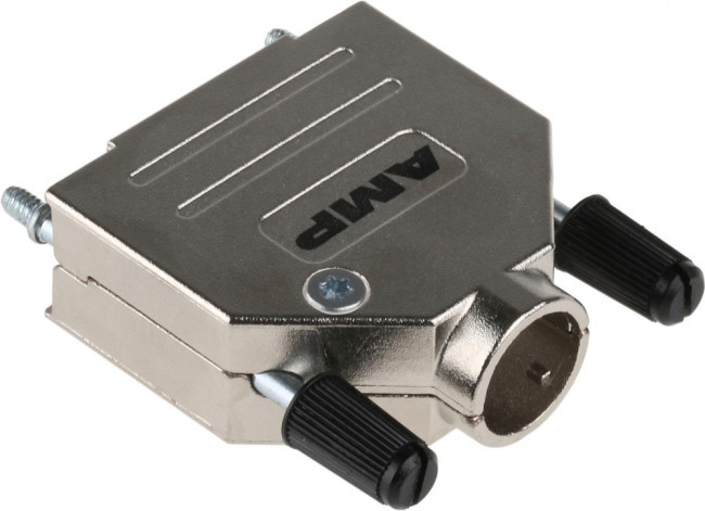 1-1478762-5, ADK Series Zinc D Sub Backshell, 15 Way, Strain Relief