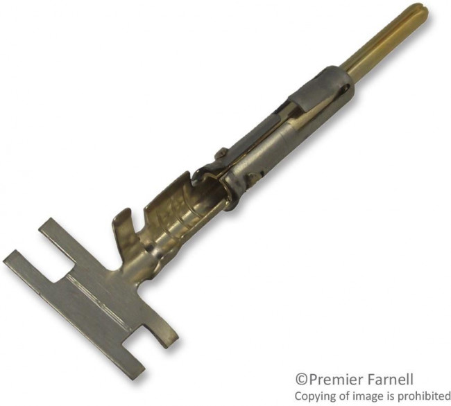 SM16M11D70, Контакт круглого разъема, штампованный, Серия Trim Trio, Штырь, Обжим, 16 AWG, 18 AWG