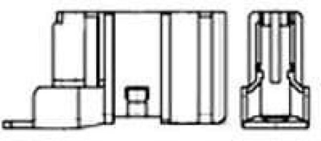 927689-1, Headers &amp; Wire Housings 26P MOD4 ABDECKKAPP