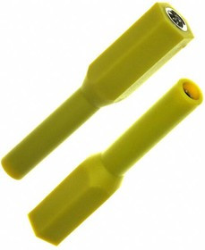 73086-4, Test Plugs &amp; Test Jacks TERMINAL JACK, FEMALE 10-32 (YELLOW)