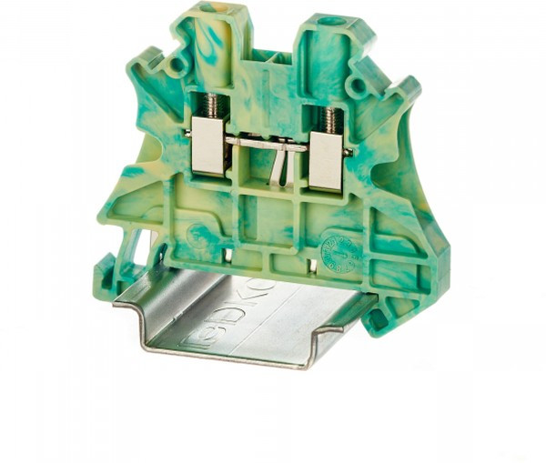 TUR-4-PE, Клемма заземления , винтовой зажим, 2 точки подключения, 4 кв.мм