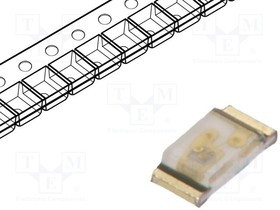 LTST-C193TGKT, LED; SMD; 0603; green; 112?450mcd; 1.6x0.8x0.35mm; 130°; 2.8?3.6V