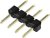 M22-2010405, Headers &amp; Wire Housings 4 SIL VERT PIN HDR GOLD