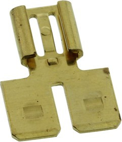 19043-0001, Клеммы быстрого отключения, 19043, Быстроразъемный Переходник, 6.35мм x 0.81мм, 0.25" x 0.032"