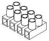 39100-2304, Barrier Terminal Blocks TERM STRIP 12MM LOW PROF 4 CIR WHT
