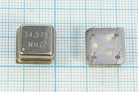 Кварцевый генератор 24576, HALF, 5В, T/CM Кварцевый генератор 24576, HALF, 5В, T/CM