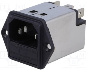 5200.0423.1, AC Power Entry Modules SCREW-ON 1-POLE 4A