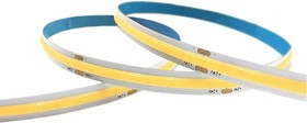 00-360, Лента светодиодная COB, теплый белый, 24В, 14Вт/м, 512SMD/м, 1200Лм/м, 3000K, IP20, 10мм, 1 м