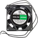 G8025HA2BLX, вентилятор 220В 80х80х25мм (аналог JA0825H2B) подшипник качения клеммы