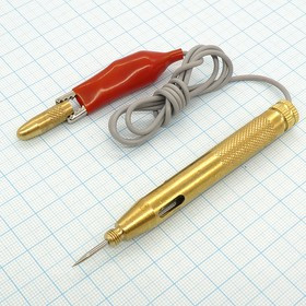 Автотестер универсальный металлический, от 6 до 24 вольт