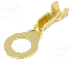 BM91105, Наконечник: кольцевой, M5, 0,5-1мм2, обжим, на провод, латунь