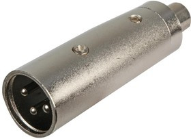 PSG08680, Переходник разъема, RCA / Phono, 1 вывод(-ов), Гнездо, XLR, 1 вывод(-ов), Штекер