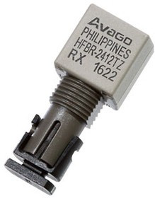 HFBR-2412TZ, Оптоволоконный приемник, миниатюрное соединение, ST порт, 820 нм, 5 Мбод, 0 м