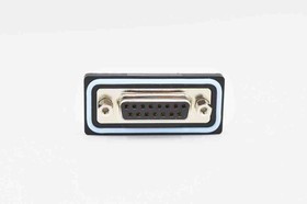 CDFV7W2213L411, CDFV 7 Way Vertical PCB D-sub Connector Socket, 2.77mm Pitch, with 4-40 Screw Locks