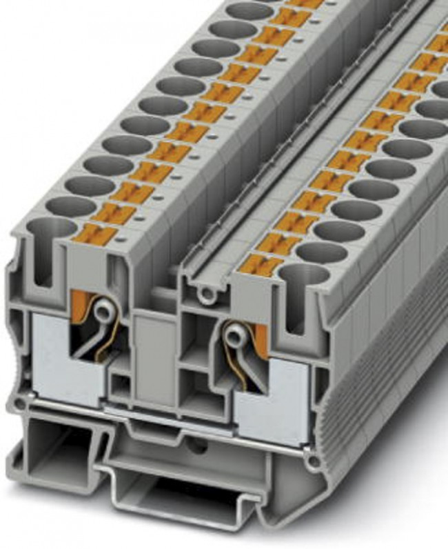 3212120, Splice terminal: rail; PT; 0.5?16mm2; ways: 1; terminals: 2; grey 3212120, Splice terminal: rail; PT; 0.5?16mm2; ways: 1; terminals: 2; grey