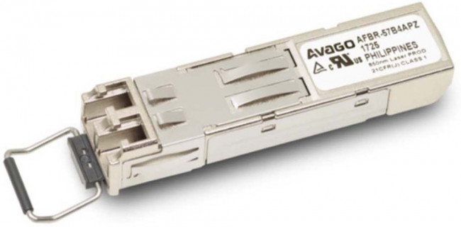 AFBR-57B4APZ, Оптоволоконный приемопередатчик DC-50Мбод 850нм VCSEL SFP DMI