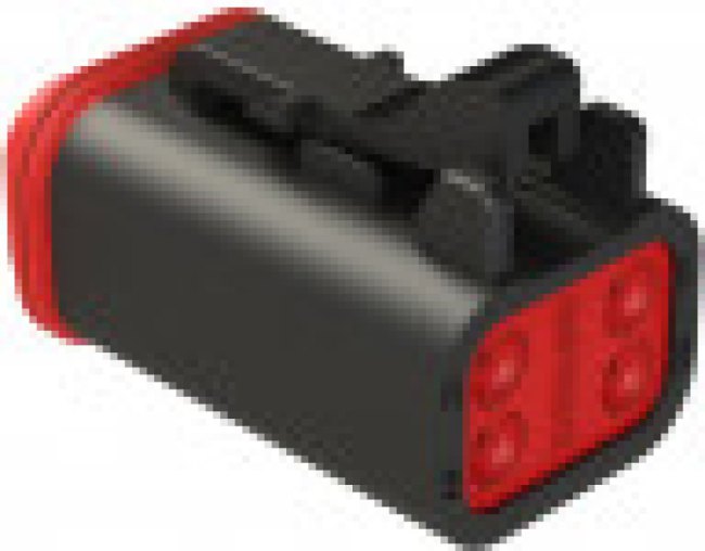 AT06-4S-BLK, Automotive Connectors 4 Pin Plug BLK AT06-4S-BLK, Automotive Connectors 4 Pin Plug BLK