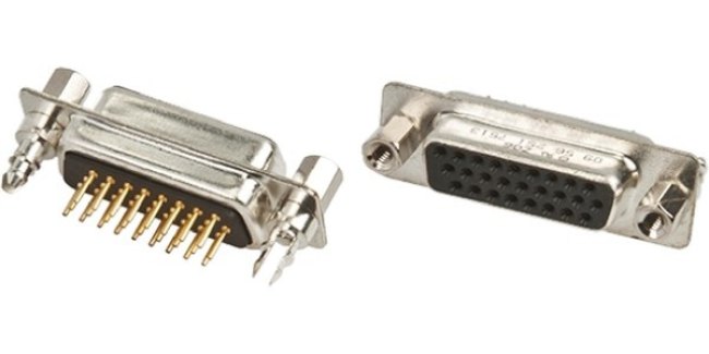09562517513, D-Sub High Density Connectors D SUB HD FE STR 26P PL3 4-40 NUT
