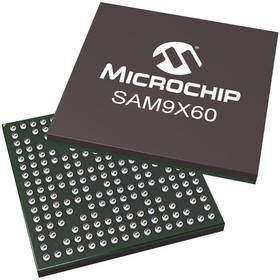 SAM9X60T-V/DWB, Microprocessors - MPU ARM926 MPU, BGA, EXT TEMP, T&amp;R