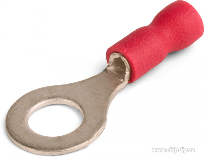 47475, Наконечник кабельный кольцевой изолированный НКИ 1.5-6 серия ПРОФИ (КВТ) 47475, Наконечник кабельный кольцевой изолированный НКИ 1.5-6 серия ПРОФИ (КВТ)