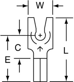 SS-31-4, Terminals NONINS LCKNG FRK BUT 22-18G .070B.ID 4ST