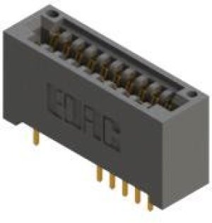 395-020-521-201, CARD EDGE CONN, DUAL SIDE, 20POS, TH