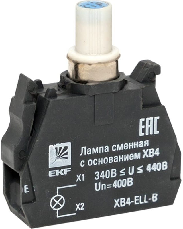 Сменная лампа c основанием xb4 синяя, 400в, 10 штук proxima XB4-ELL-B