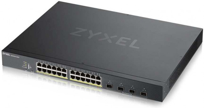 Коммутатор Zyxel NebulaFlex XGS1930-28HP XGS1930-28HP-EU0101F 24x1Гбит/с 4SFP+ 24PoE 24PoE+ 375W управляемый