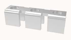 FBI2-15, винтовая перемычка неизолированная, 2P шаг 15.2мм, медь, винты M6 / FBI2-15