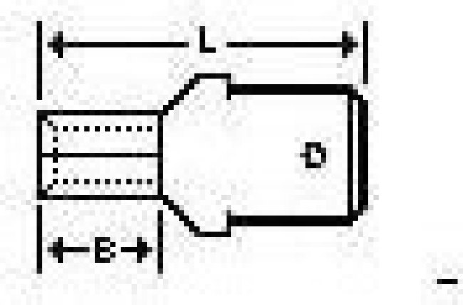 19022-0022, Terminals .187X.020 MALE QD KR IMPTITE (MCT-17) SPM