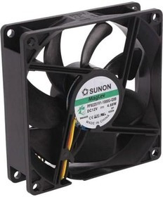 PF92251V1-G99-A, Вентилятор осевой, 12В DC, 92x92x25мм, подшипник Vapo, 126куб.м/ч, 45,5дБА