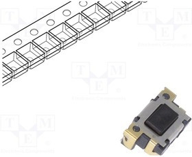 SKSNLAE010, 3mm 3.5mm Rectangle button 50mA Surface MountRight Angle 6.2mm SPST 12V SMD Tactile Switches ROHS