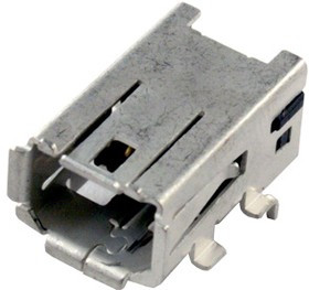1981386-1, Мини разъем, 8 контактов 500мА 30В Modular Jack F, Type II, правоугольный, 15.85 x 7.4 x