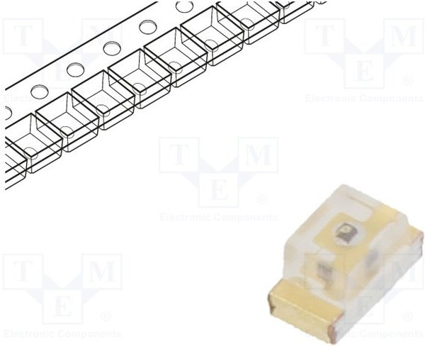 19-21SYGC/S530-E2/4T, LED; SMD; 0603; yellow green; 16?21mcd; 1.6x0.8x0.8mm; 100°; 20mA 19-21SYGC/S530-E2/4T, LED; SMD; 0603; yellow green; 16?21mcd; 1.6x0.8x0.8mm; 100°; 20mA