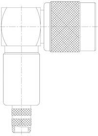 122153, RF Connectors / Coaxial Connectors Right Angle Crimp