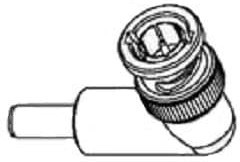 031-80901, RF Connectors / Coaxial Connectors 75OHM RA CRIMP PLUG RG-179 187