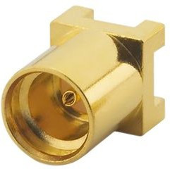 PCB.MMCXFSTJ.SMT.HT, RF Connectors / Coaxial Connectors MMCX Straight PCB Mount, Jack, Gold, 50ohm, Surface Mount