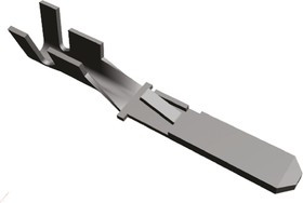 160743-4, FASTIN-FASTON .110 Uninsulated Male Spade Connector, Tab, 2.79 x 0.79mm Tab Size, 0.5mm² to 1.5mm²