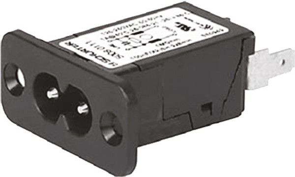 5008.0012, AC Power Entry Modules 2.5A 250VAC INLET FILTER