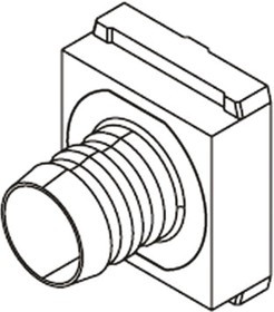 61030000067, 61030 Series Crimp Flange For Use With D-Sub Connector