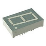 SA10-11SEKWA, светодиодный индикатор желтый ОА 25.4мм 1x7 16мКд