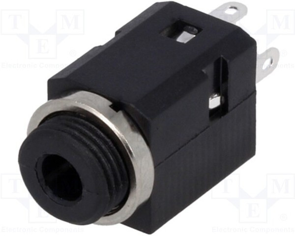 FC681374V, Jack Socket, Stereo, 3.5 mm, Poles - 3 FC681374V, Jack Socket, Stereo, 3.5 mm, Poles - 3