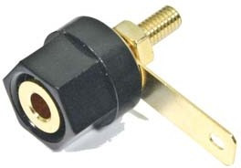 Клемма приборная 4,0&amp;5,0, разъем&amp;кабель, черная, 15x28, пластик, Ni; №1280Bn клемма приб 4,0&amp;5,0\раз&amp;каб\ чер\15x28\пл\Ni\\