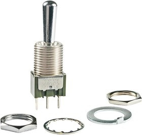 M2018B2B1W03, SWITCH, TOGGLE, SPDT, 6A, 125VAC