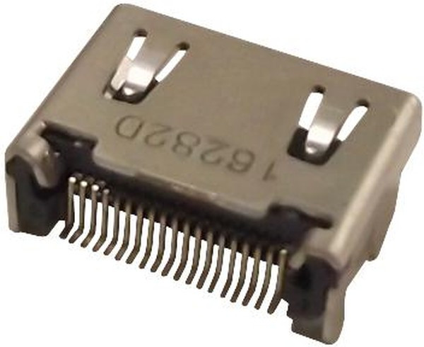 2013978-1, (HDMI), Соединитель HDMI 19 контактов шаг 0.4мм угловой SMD 19 терминалов 1 порт лента на катушке 2013978-1, (HDMI), Соединитель HDMI 19 контактов шаг 0.4мм угловой SMD 19 терминалов 1 порт лента на катушке