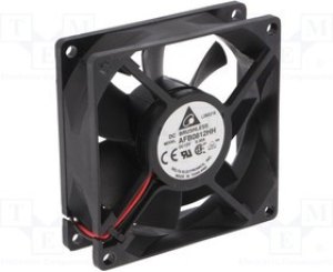 AFB0812HH, Вентилятор: DC; осевой; 80x80x25,4мм; 63,6м3/ч; 34дБА; шариковый AFB0812HH, Вентилятор: DC; осевой; 80x80x25,4мм; 63,6м3/ч; 34дБА; шариковый